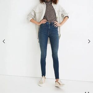 NWT Madewell 10” high rise road tripper Jeans